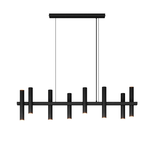 1300 - Stelvio hanglamp 140cm - 8 buizen - 10 lichts 