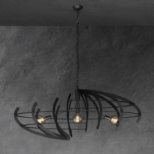 2408 - Terra hanglamp ovaal 150cm 