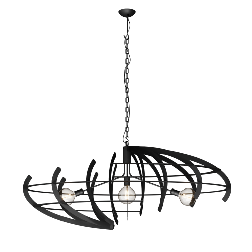 2408 - Terra hanglamp ovaal 150cm 