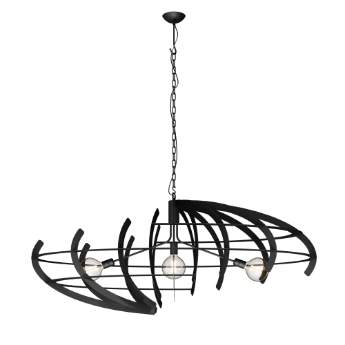 2408 - Terra hanglamp ovaal 150cm 