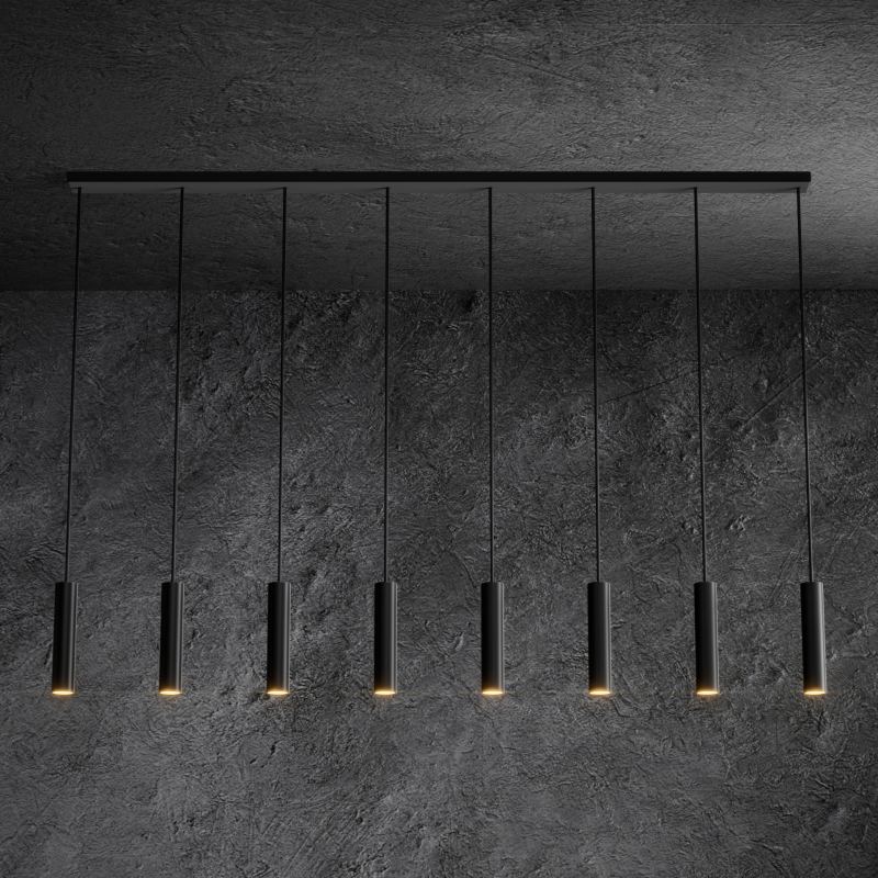 3151 - Salerno hanglamp recht 170cm - 8 lichts 