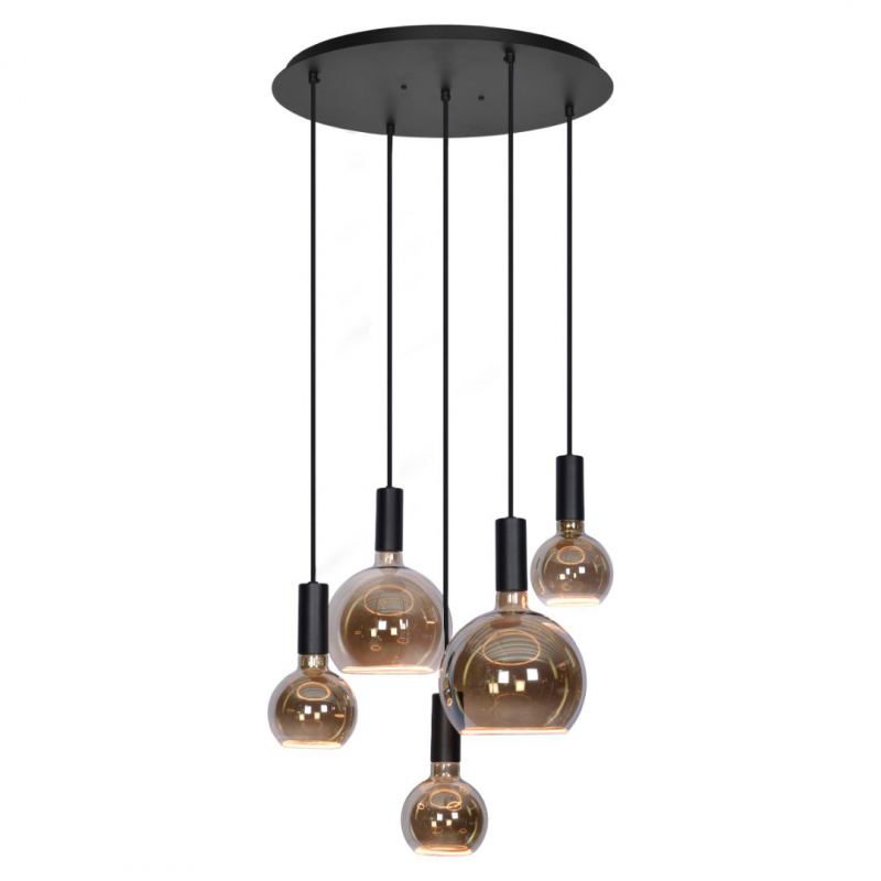 40072 - Segula 007 hanglamp rond Ø50 cm - 5 lichts 