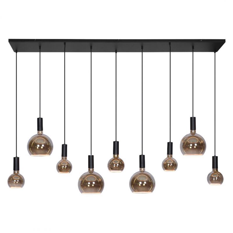 40074 - Segula 007 hanglamp recht 170cm - 9 lichts 