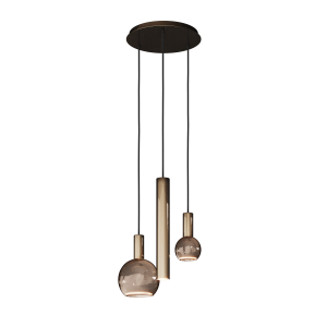 4350 - Riva hanglamp rond Ø35 cm - 3 lichts 