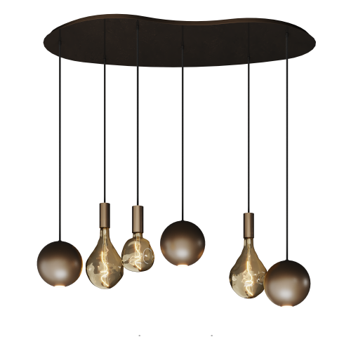 4510 - Gerace hanglamp organisch klein 