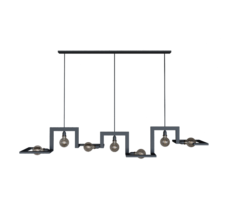 9525 - Tortona hanglamp 7 lichts 