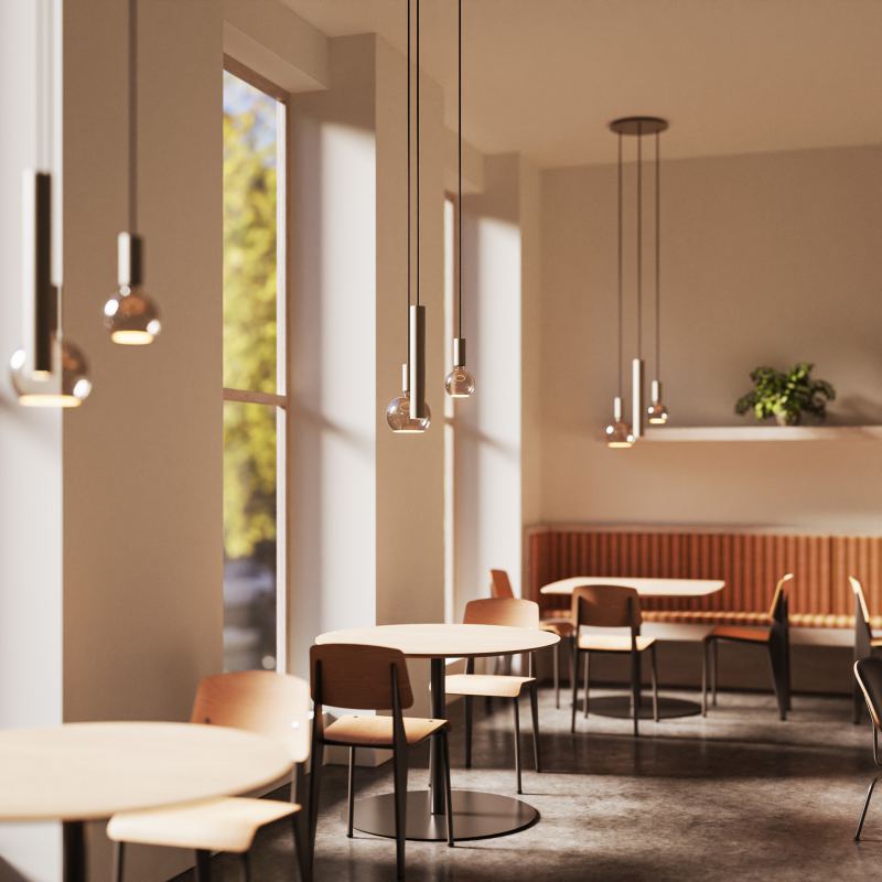 4350 - Riva hanglamp rond Ø35 cm - 3 lichts 