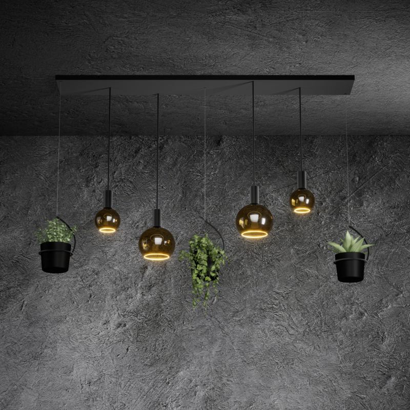 2805 - Bryggen plantenlamp recht 