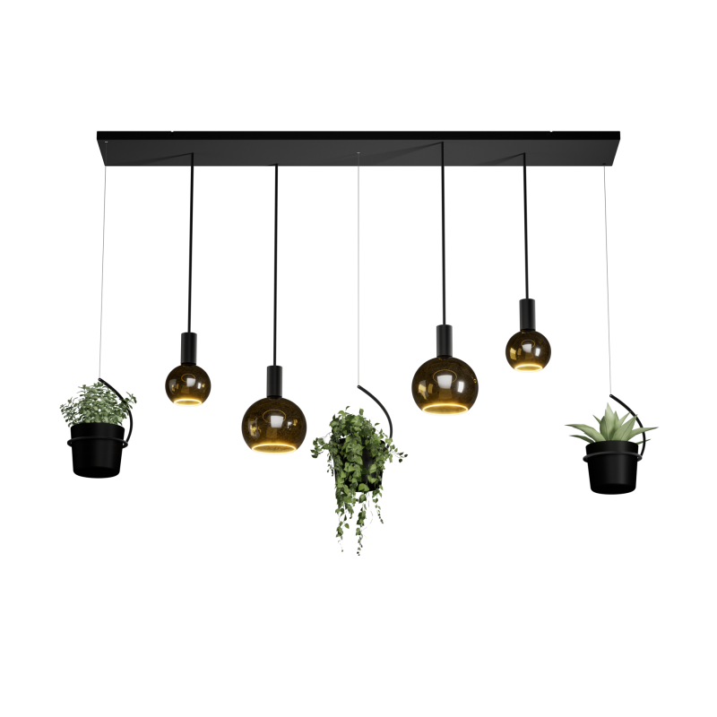 2805 - Bryggen plantenlamp recht 