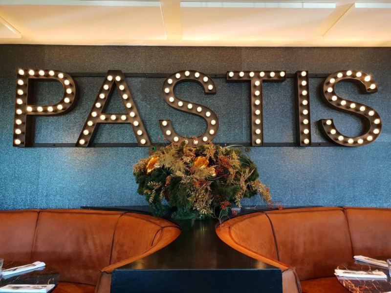 Wandverlichting Brasserie Pastis