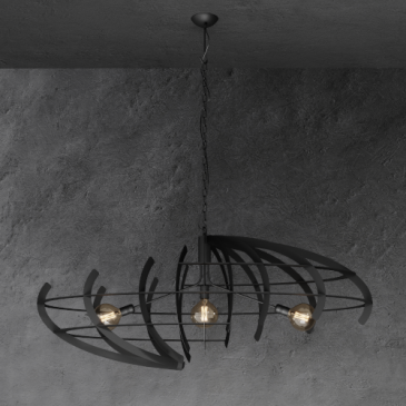 2408 - Terra hanglamp ovaal 150cm