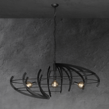 2408 - Terra hanglamp ovaal 150cm 