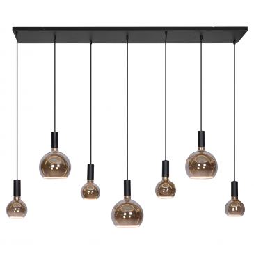 40071 - Segula 007 hanglamp recht 145cm - 7 lichts 