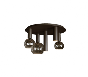 4360 - Riva Plafonniere rond Ø50 cm - 5 lichts