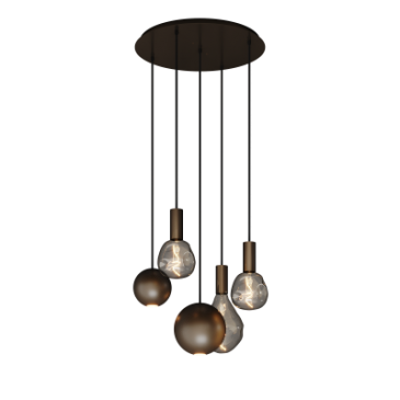 4580 - Gerace hanglamp Ø50cm - 5 Lichts 