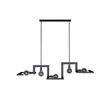 9510 - Tortona hanglamp 5 lichts 