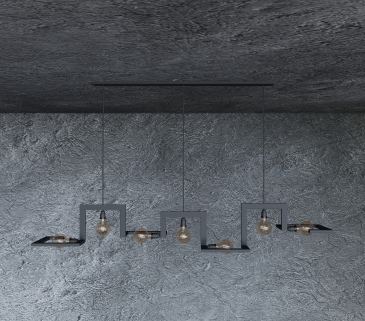 9525 - Tortona hanglamp 7 lichts
