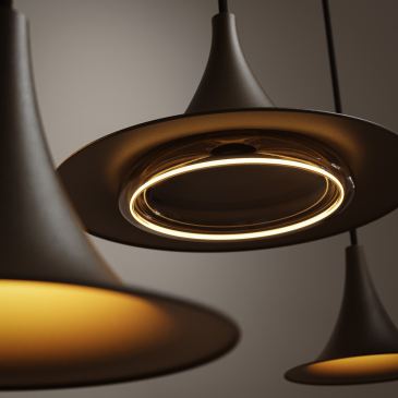 6730 - Arezzo hanglamp recht 145cm - 7 lichts