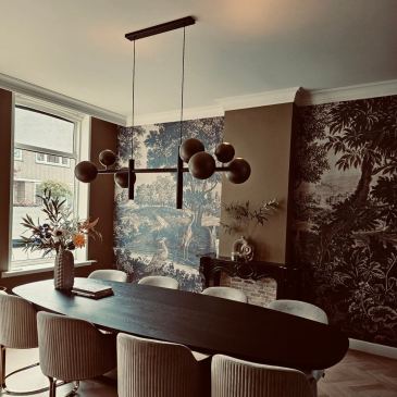 4400 - Urbino hanglamp horizontaal - 6 lichts 