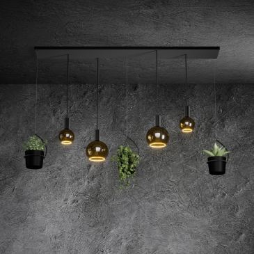 2805 - Bryggen plantenlamp recht 