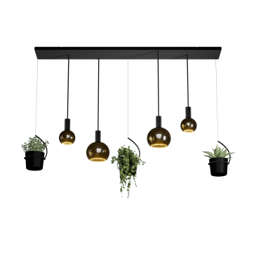 2805 - Bryggen plantenlamp recht 