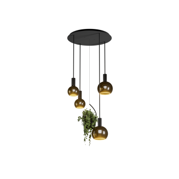 2815 - Bryggen plantenlamp rond 