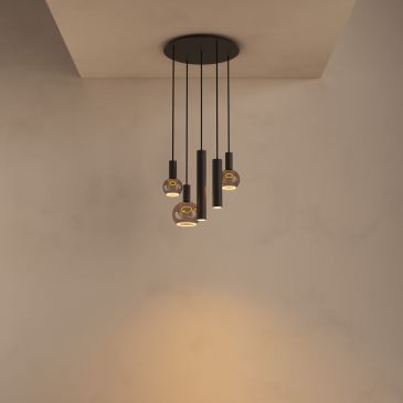 4330 - Riva hanglamp rond Ø50 cm - 5 lichts 