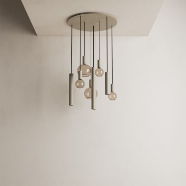 4335 - Riva hanglamp rond Ø70 cm - 8 lichts  